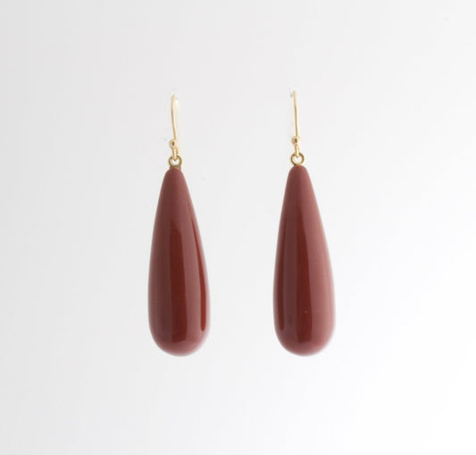 Red Jasper Earrings | Mikkel Brøgger - Bon Ton goods