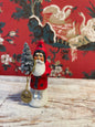 Red Onyx Star Santa Holding Tree | Ino Schaller - Bon Ton goods