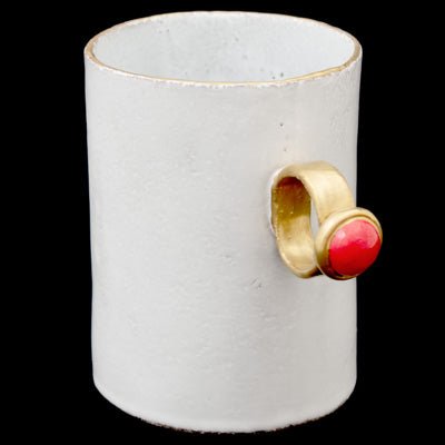 Red Ring Cup, Serena Carone | Astier de Villatte: Exclusive Pre-Order Item - Bon Ton goods