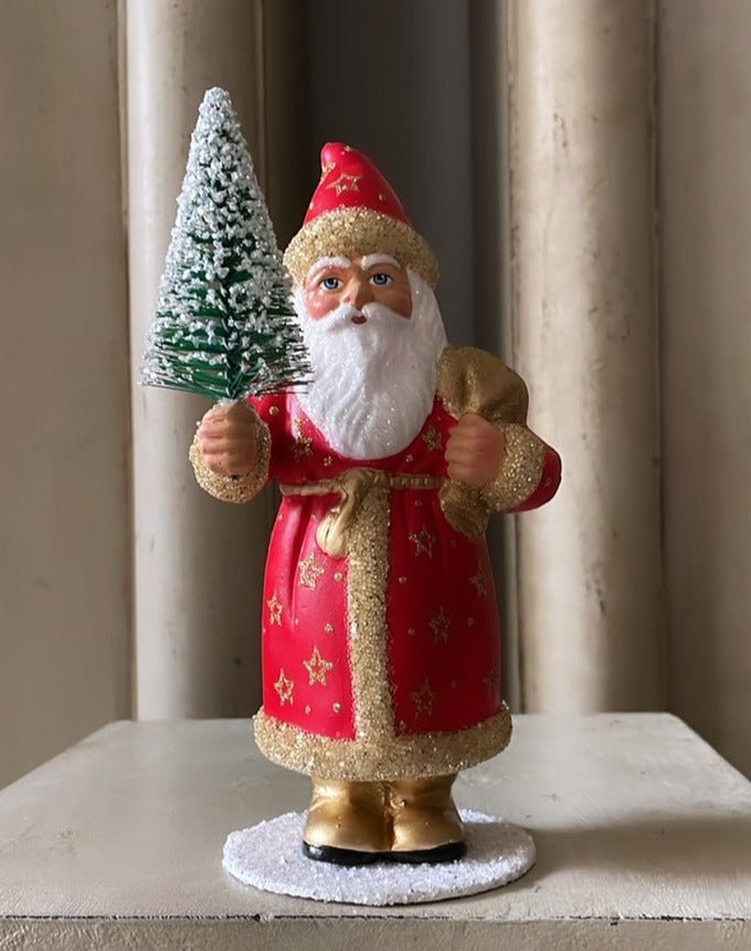 Red Santa with Gold - Bon Ton goods