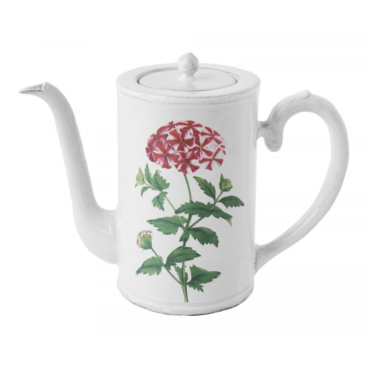 Red Star Phlox Coffee Pot, John Derian by Astier de Villatte, view 1