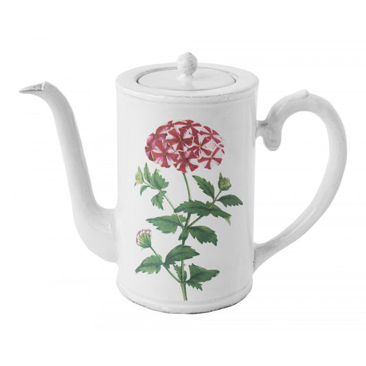 Red Star Phlox Coffee Pot, John Derian | Astier de Villatte: Exclusive Pre-Order Item - Bon Ton goods