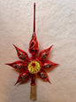 Red Star Tree Topper by Nostalgie Christbaumschmuck