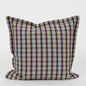 REKO Cushion Cover, 40 × 40 cm, Grey / Plum Check | A World of Craft - Bon Ton goods