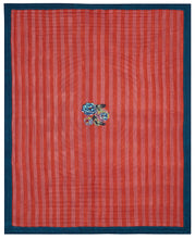 Load image into Gallery viewer, REVERSIBLE QUILT Nizam Stripes Old Pink Rust - Bon Ton goods
