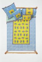Load image into Gallery viewer, REVERSIBLE QUILT Tiles Yellow - Bon Ton goods
