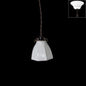 Révolution Small Pendant Lamp with Canopy | Astier de Villatte: Exclusive Pre-Order Item - Bon Ton goods