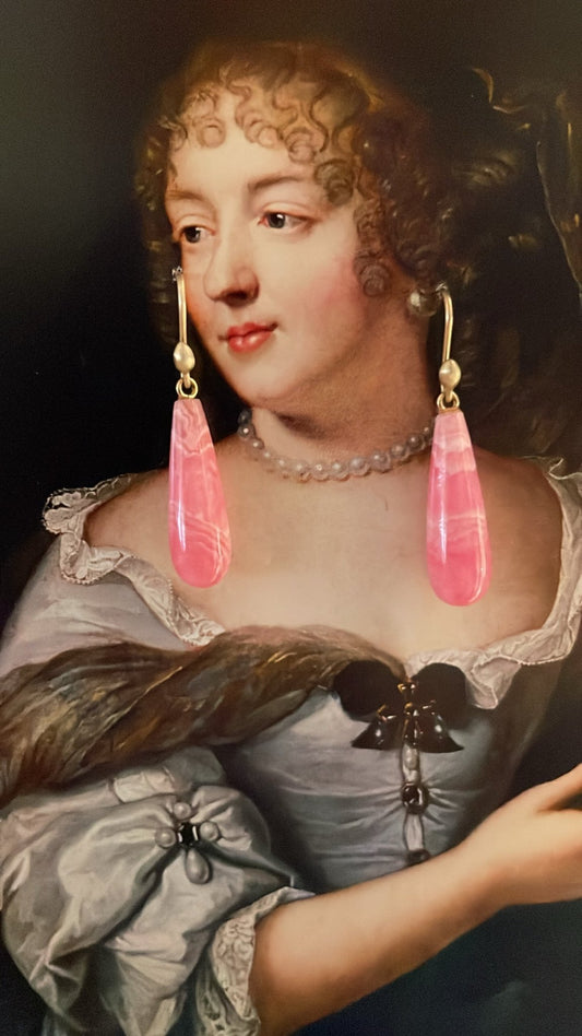 Rhodochrosite Drop - Bon Ton goods