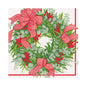Ribbon Stripe Wreath Luncheon Napkins | Caspari - Bon Ton goods