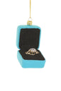 Ring in Presentation Box - Blue | Christmas Ornament - Bon Ton goods