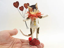 Load image into Gallery viewer, Romantic Cat Figure - Vintage by Crystal - Bon Ton goods
