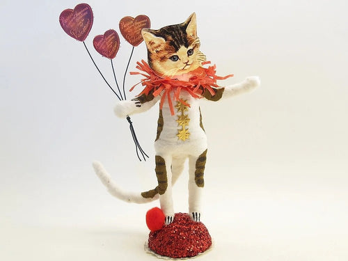 Romantic Cat Figure - Vintage by Crystal - Bon Ton goods