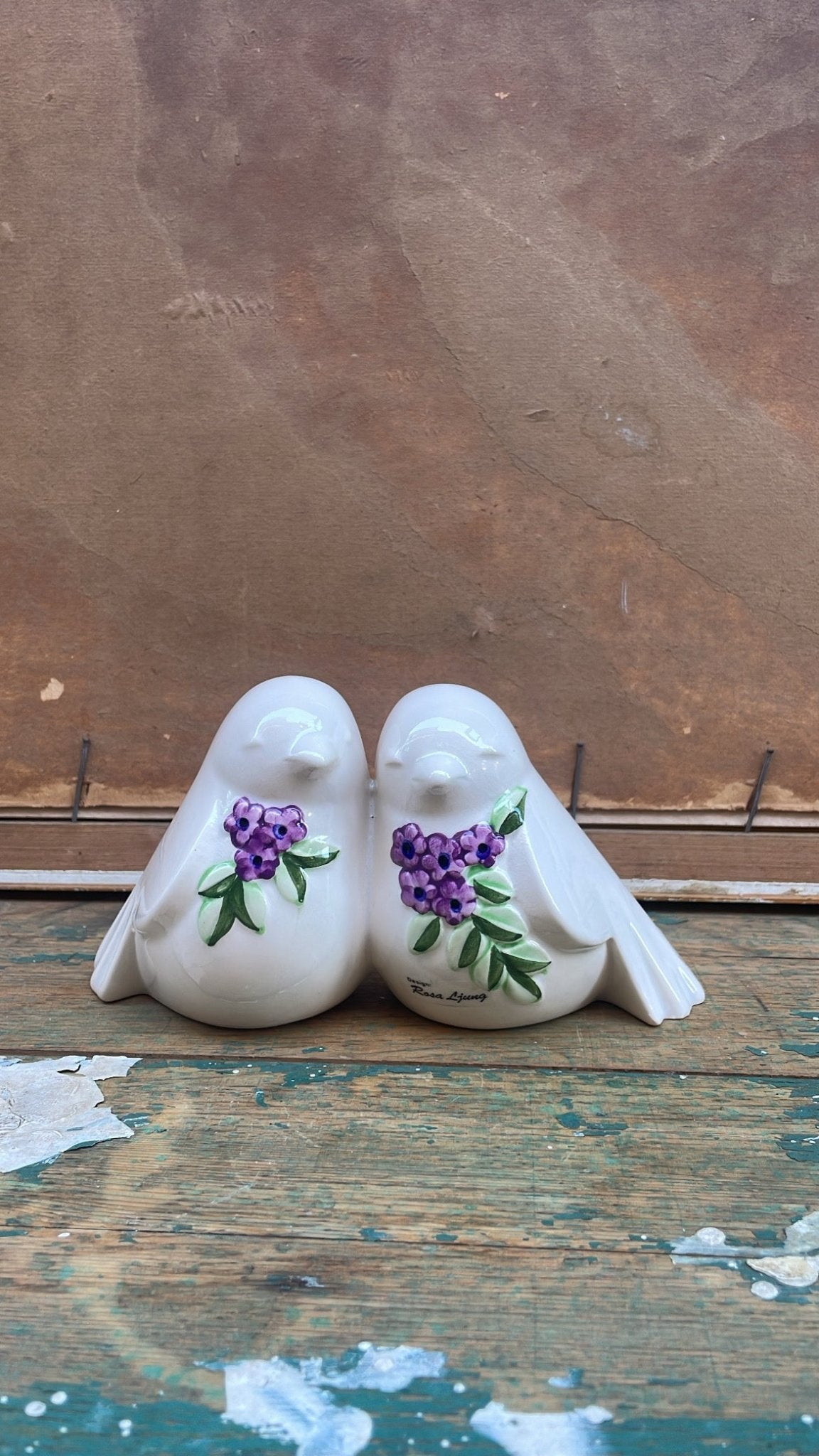 Rosa Ljung Double Bird Sculpture, Sweden, Mid-20th Century - Bon Ton goods