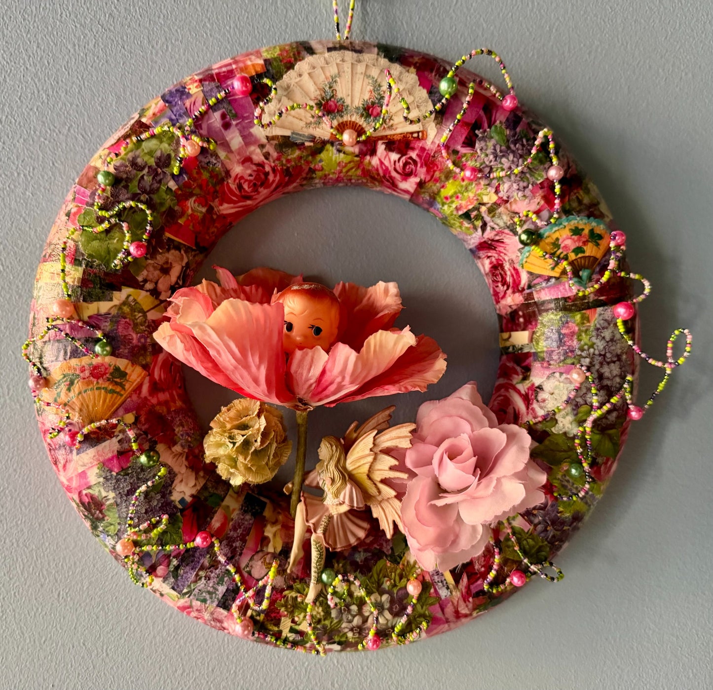 Rose Fantasia Wreath by Eclectic Tree