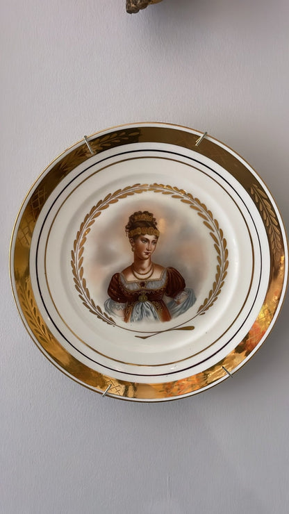Royal Copenhagen Napoleon & Josephine Portrait Plate Set - Bon Ton goods