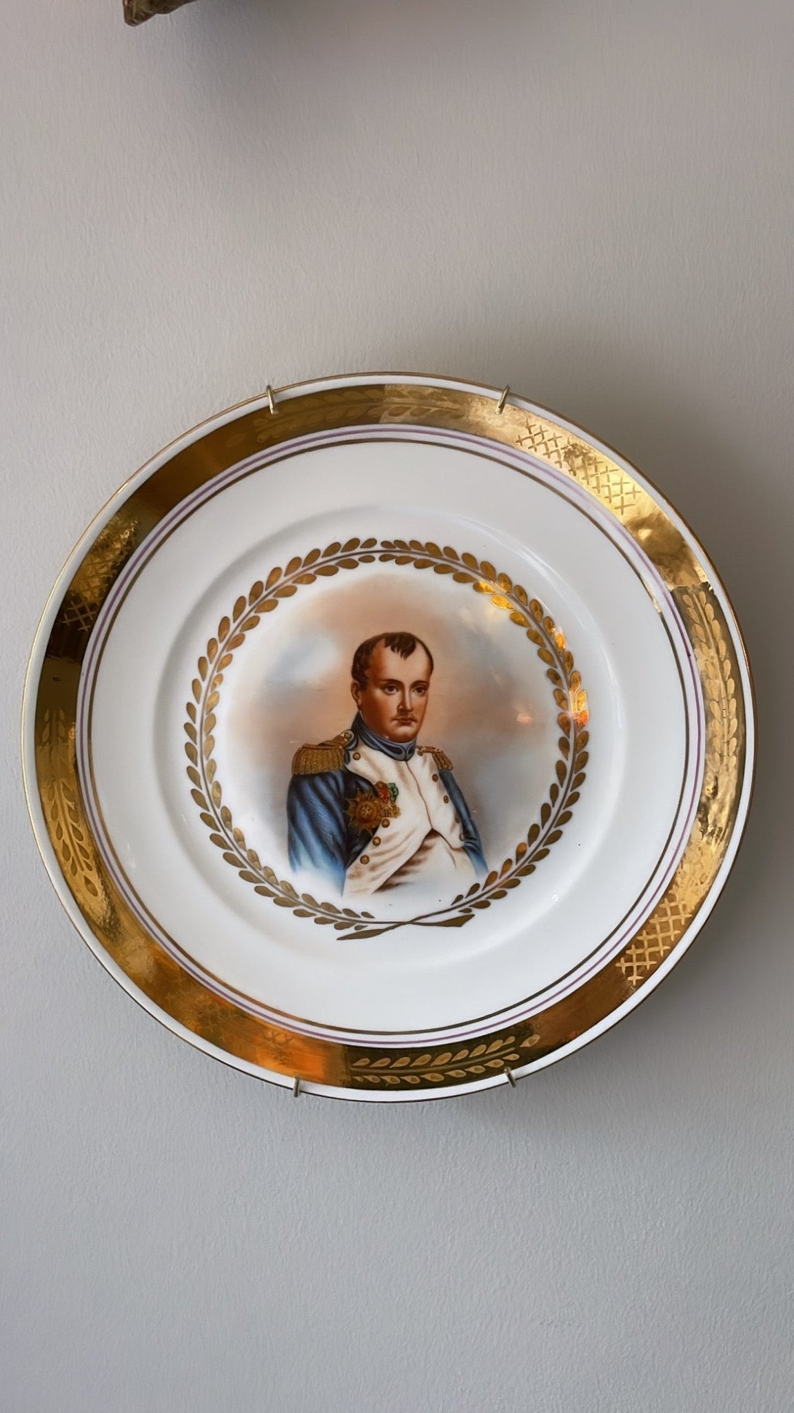 Royal Copenhagen Napoleon & Josephine Portrait Plate Set - Bon Ton goods
