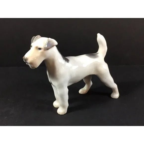 Royal Copenhagen Porcelain Terrier Dog | Vintage Danish Figure - Bon Ton goods