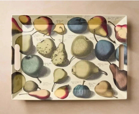 Pear Serving Tray Fall Fruit - 36x48 cm | John Derian