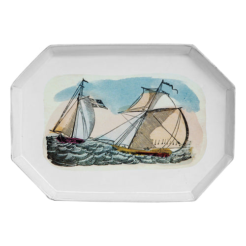 Sailboats Platter - Bon Ton goods