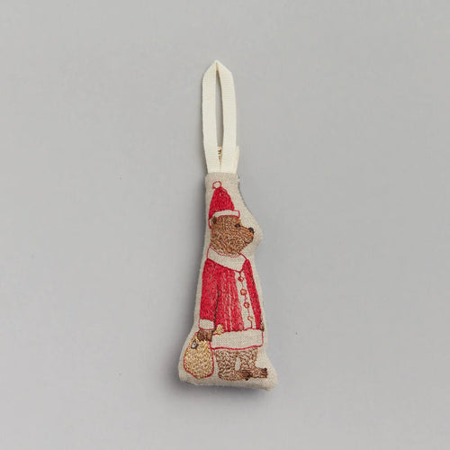 Santa Bear Ornament - Bon Ton goods