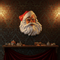 Santa Claus Head | Early 20th Century Papier-Mâché - Bon Ton goods