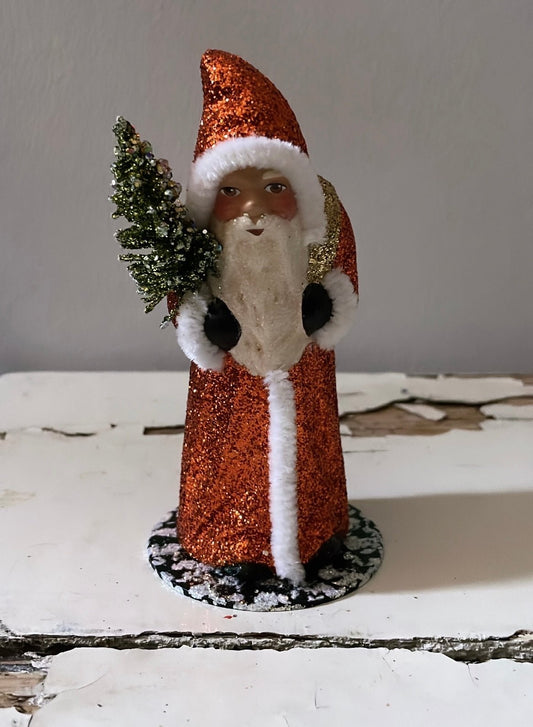 Santa Copper Glitter Coat | Ino Schaller - Bon Ton goods