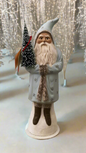 Santa no. 11 - Light Blue Old Fashioned Finish with Stars | Ino Schaller