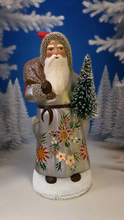 Load image into Gallery viewer, Santa no. 21 - Silver with Floral Coat - Ino Schaller
