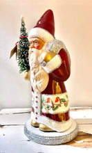 Load image into Gallery viewer, Santa no. 4 - Glossy Red with White Beaded Trim and Hand Painted Coat - Ino Schaller - Bon Ton goods
