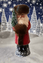 Santa Red Beaded Coat with Fur Hat and Muff | Ino Schaller - Bon Ton goods