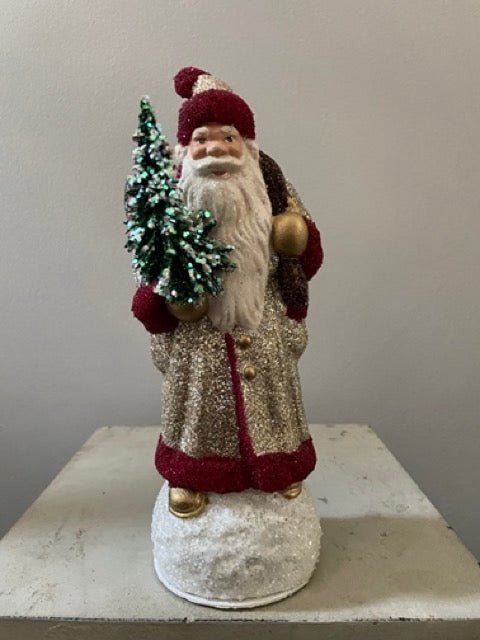 Santa White Gold with Red Trim | Ino Schaller - Bon Ton goods