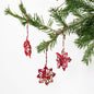 Sari Bow Star Christmas Ornaments, Set of 3 - BON TON goods