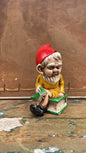 Scandi-Style Elf Bank — 1950s Japanese Ceramic Pixie Sitting on Books - Bon Ton goods