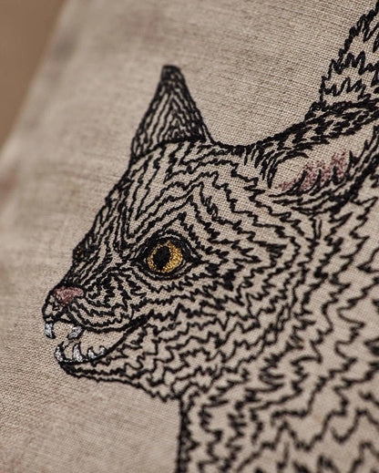 Scaredy Black Cat Pillow | Coral & Tusk - Bon Ton goods