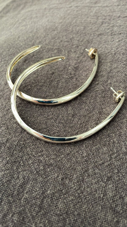 Sculptural Hoop Earrings I | Robert Lee Morris - Bon Ton goods