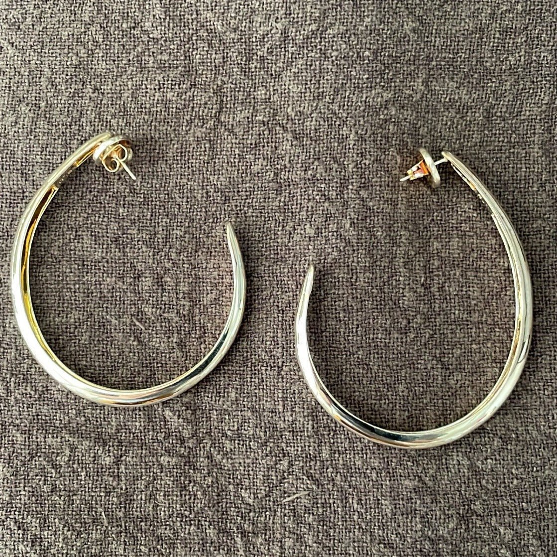 Sculptural Hoop Earrings II | Robert Lee Morris - Bon Ton goods