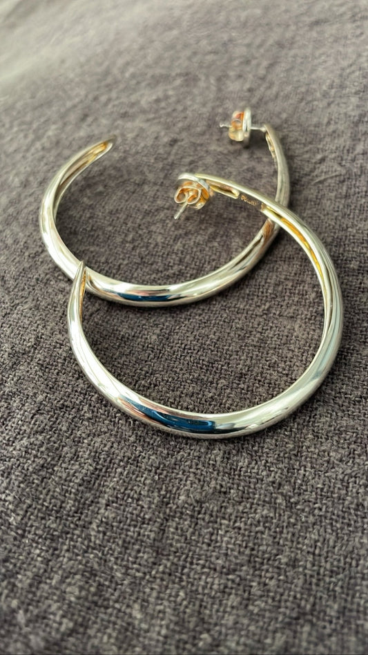 Sculptural Hoop Earrings II | Robert Lee Morris - Bon Ton goods