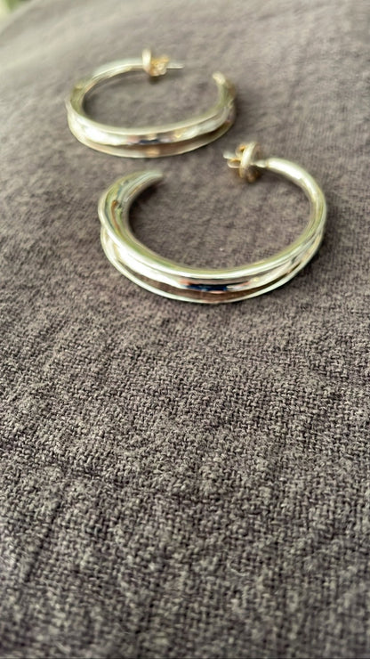 Sculptural Hoop Earrings IV | Robert Lee Morris - Bon Ton goods