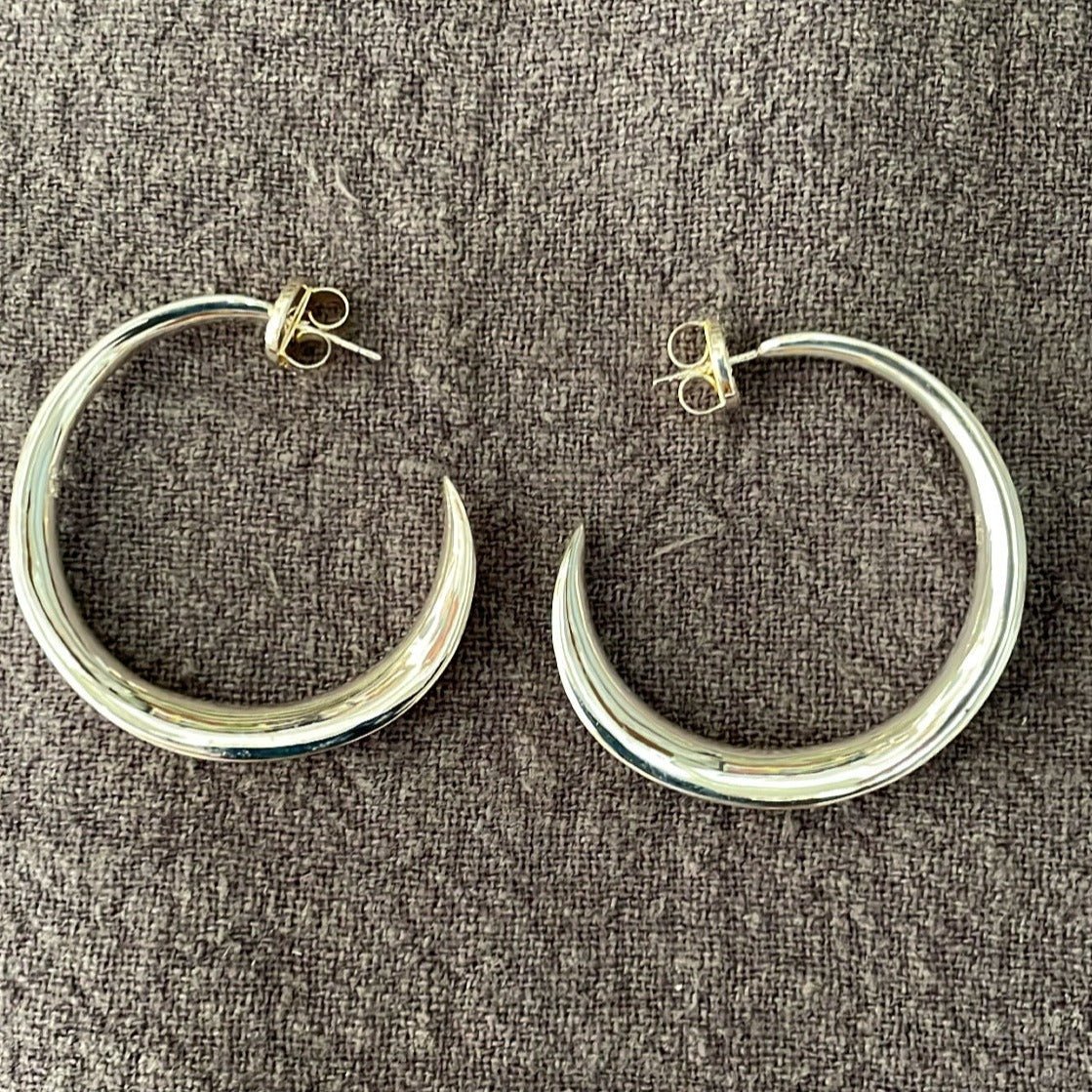 Sculptural Hoop Earrings IV | Robert Lee Morris - Bon Ton goods