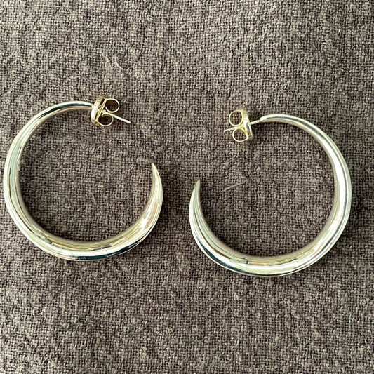 Sculptural Hoop Earrings IV | Robert Lee Morris - Bon Ton goods
