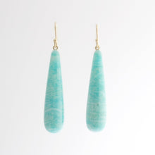 Load image into Gallery viewer, Sea Blue Amazonite Earrings - Bon Ton goods
