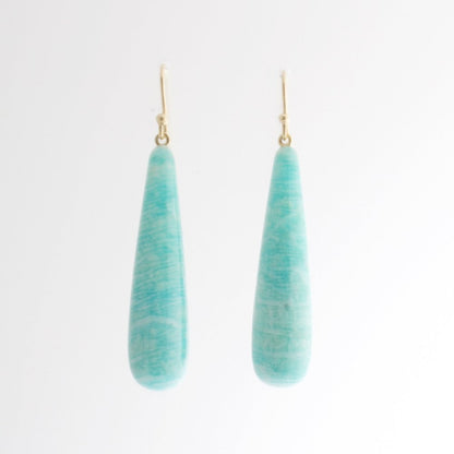 Sea Blue Amazonite Earrings | Mikkel Brøgger - Bon Ton goods