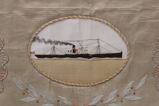 Seaman’s Embroidery, SS Stiklestad, 1924 - Bon Ton goods