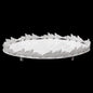Setsuko Large Oval Leaf Platter with Feet | Astier de Villatte: Exclusive Pre-Order Item - Bon Ton goods