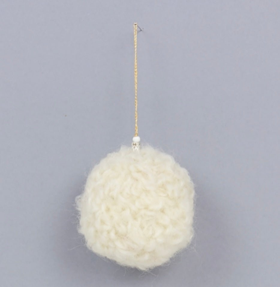 Sheep Ball Christmas Ornament - Bon Ton goods