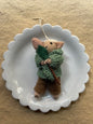 Sheep with Twig - Christmas ornament | Christmas Ornament - Bon Ton goods