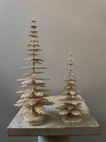 Silk Glitter Spruce - Cardboard Christmas Trees | Ino Schaller - Bon Ton goods