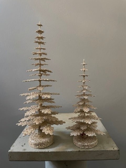 Silk Glitter Spruce - Cardboard Christmas Trees | Ino Schaller - Bon Ton goods
