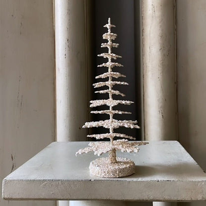 Silk Glitter Spruce - Cardboard Christmas Trees | Ino Schaller - Bon Ton goods