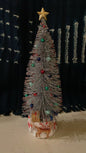 Silver Brush Christmas Tree with Presents - Bon Ton goods
